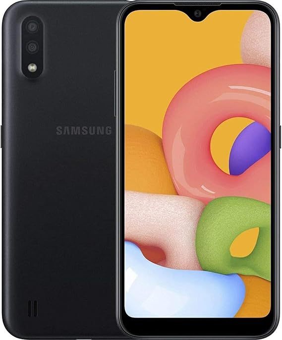 Samsung Galaxy A01 16GB 1SIM US Version Unlocked Cell Phone,5.7 Inches,Black