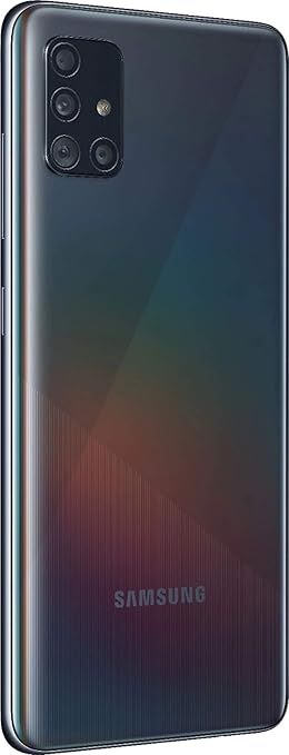 SAMSUNG Galaxy A51 128GB,Android Smartphone,4+128GB Storage,Long-Lasting Battery,Black,Android 10.0,6.5 Inches