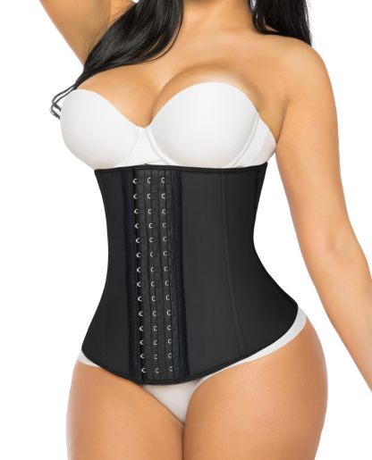  Latex Waist Trainer for Women Underbust Waist Cincher Corset Hourglass Workout Body Shaper Girdle