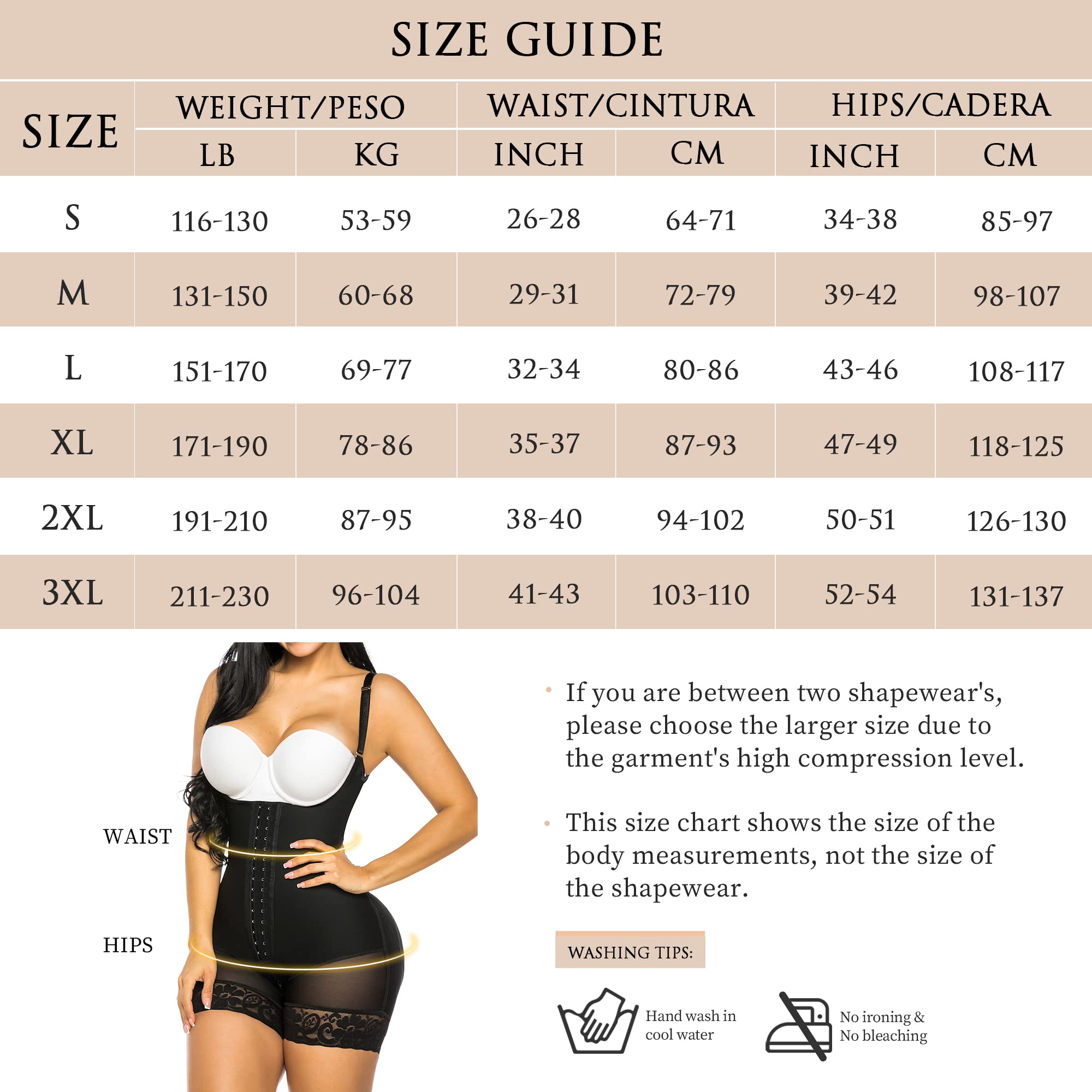  Fajas Colombianas Shapewear for Women Tummy Control Post Surgery Compression Garment with Zipper Crotch