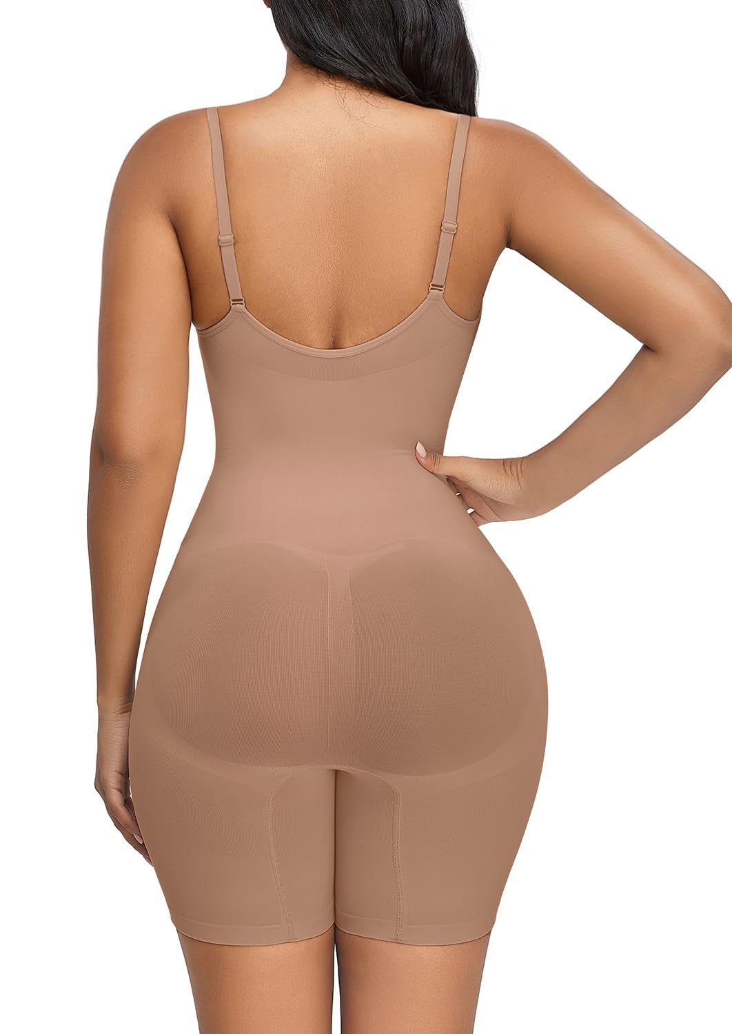  Bodysuit for Women Seamless Shapewear Tummy Control Sculpting Body Shaper Butt Lifter
