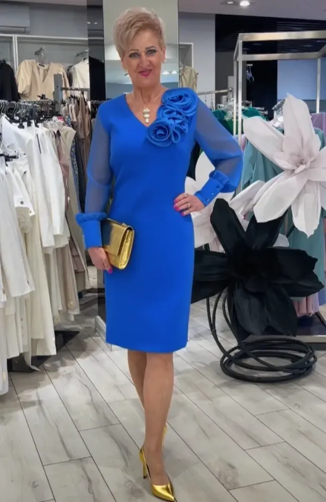 Armonia Floreale - Vestito Elegante con Tocco di Lusso