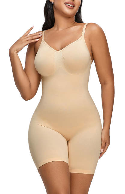  Bodysuit for Women Seamless Shapewear Tummy Control Sculpting Body Shaper Butt Lifter