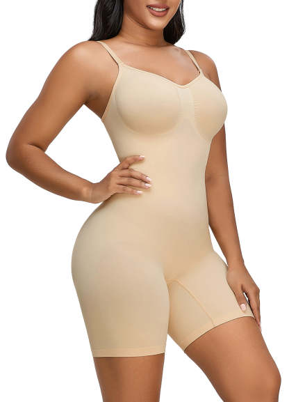  Bodysuit for Women Seamless Shapewear Tummy Control Sculpting Body Shaper Butt Lifter