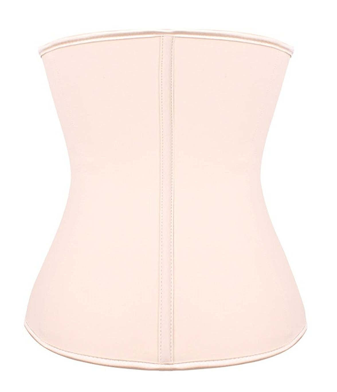 Cintura dimagrante classica in lattice da donna con 9 stecche in acciaio e 3 file di ganci