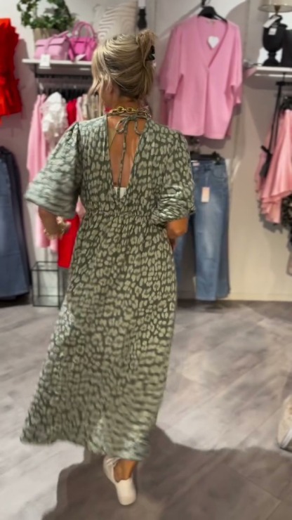 💜 Elegante e comodo abito con scollo a V in 3 colori