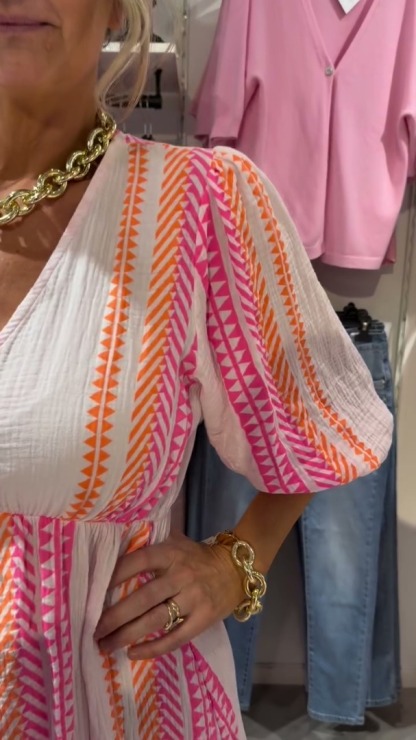 💜 Elegante e comodo abito con scollo a V in 3 colori