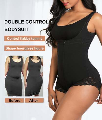  Shapewear for Women Tummy Control Fajas Colombianas Open Bust Body Shaper Slimmer Bodysuit