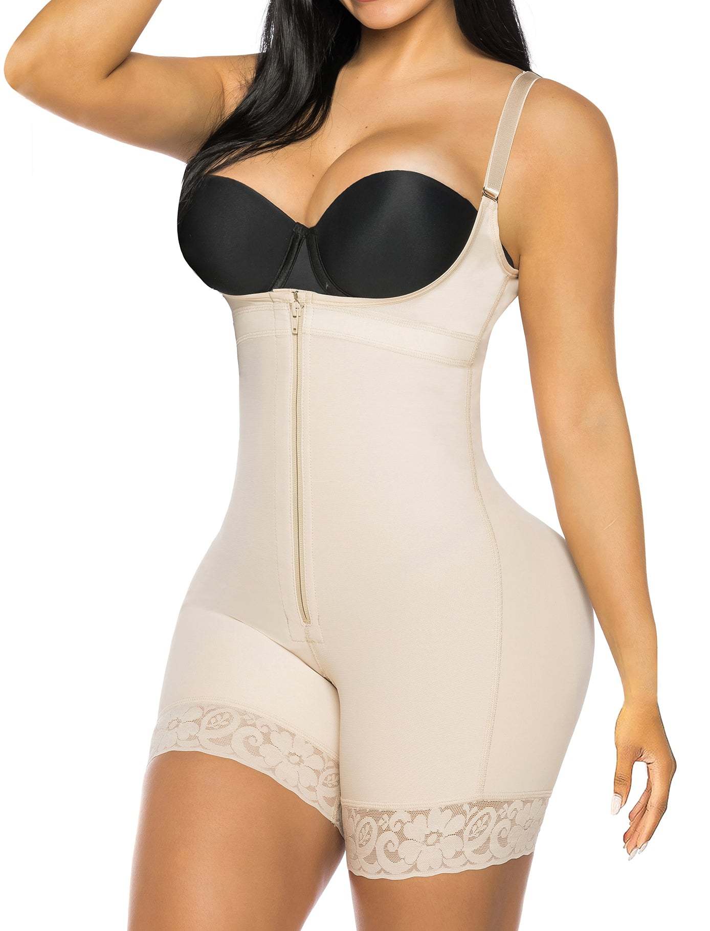  Fajas Colombianas Shapewear for Women Postpartum Tummy Control Body Shaper Butt Lifter Bodysuit