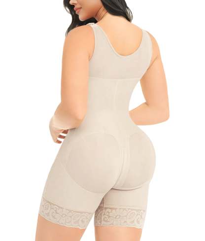  Fajas Colombianas Moldeadoras Shapewear Tummy Control for Women Butt Lifter with Zipper Crotch Faja Body Shaper