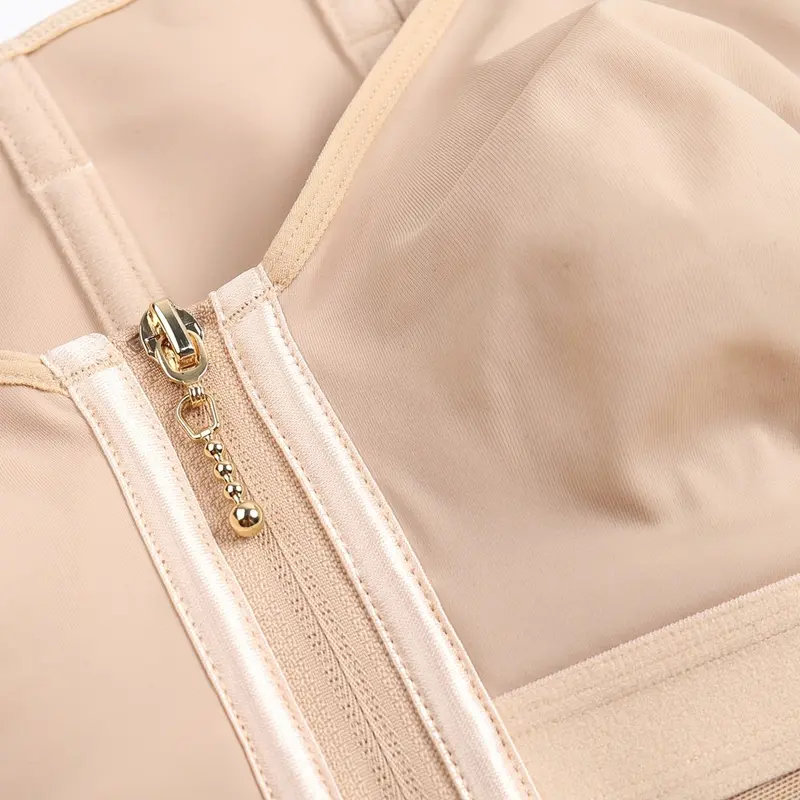 Guaina modellante per donna con reggiseno, guaina modellante per allenamento e spalline regolabili