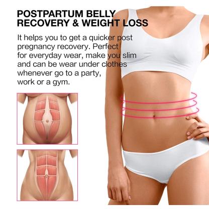 Cintura dimagrante in lattice da donna, 25 stecche in acciaio, 4 file di ganci