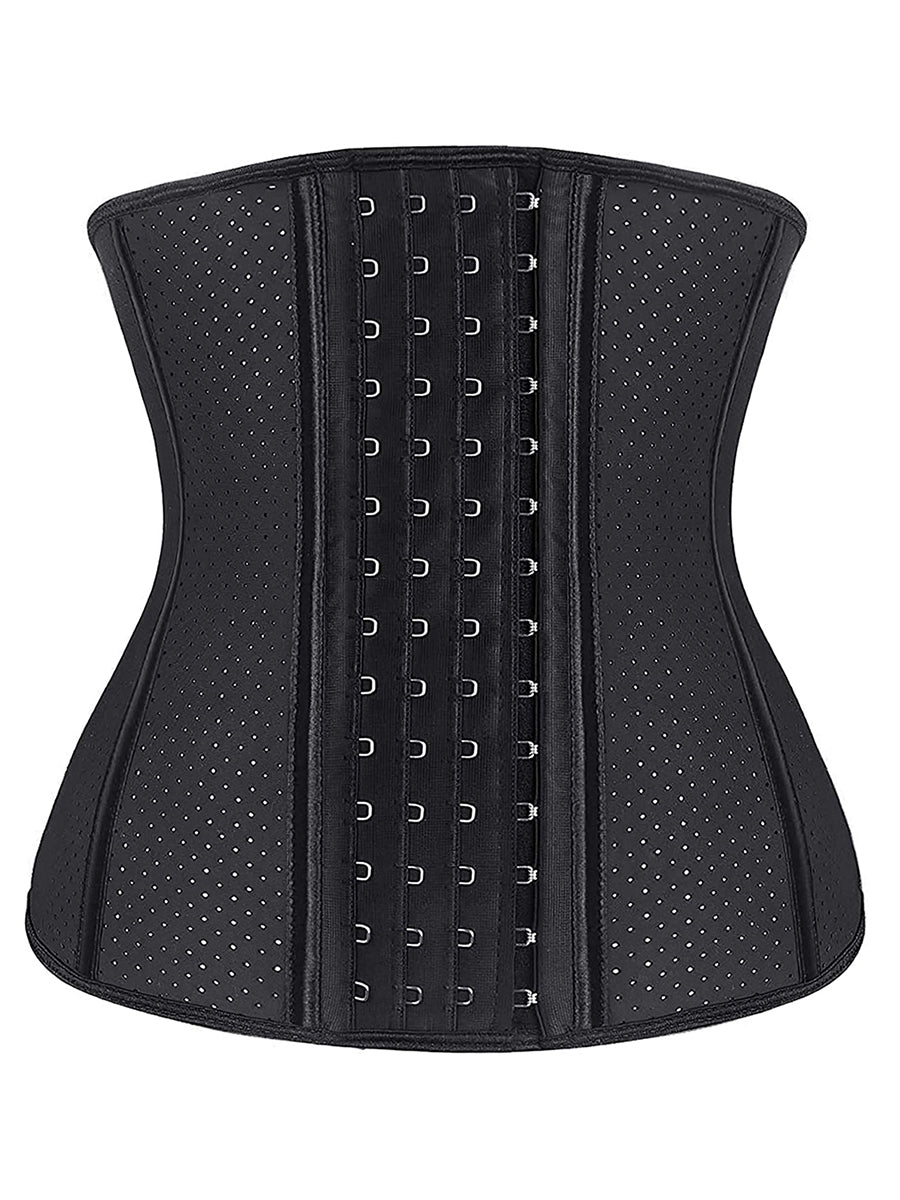 YIANNA Women Latex Waist Trainer for Women 9 Bones 4 Row Hooks