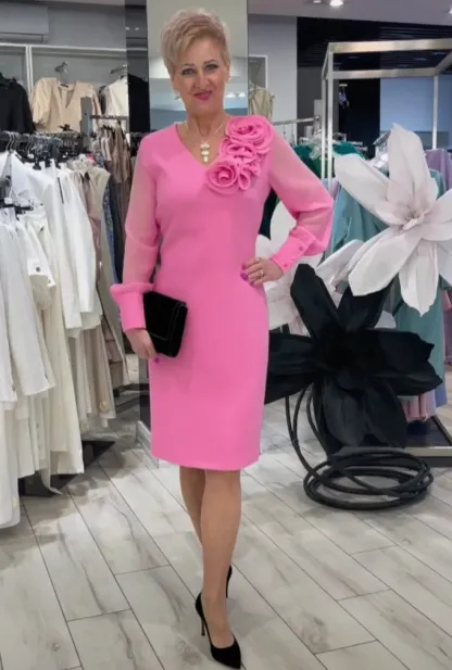 Armonia Floreale - Vestito Elegante con Tocco di Lusso