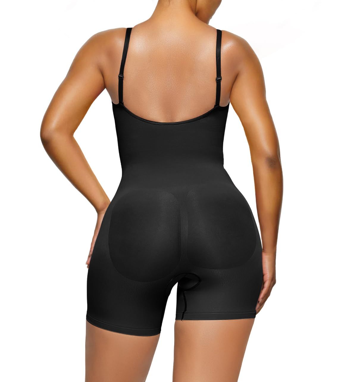  Bodysuit for Women Tummy Control Shapewear Open Bust Mid-Thigh Sculpting Body Shaper