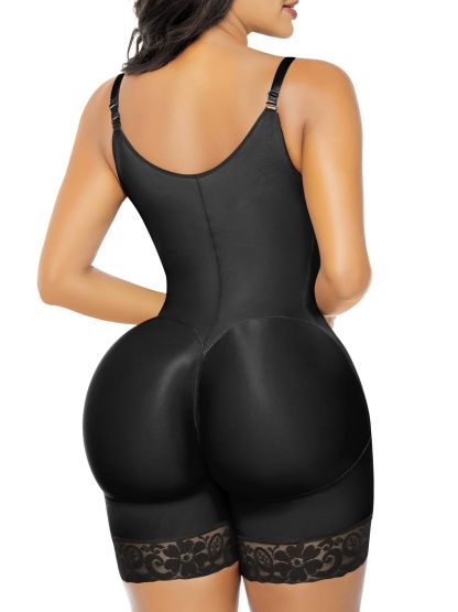  Fajas Colombianas Shapewear for Women Postpartum Tummy Control Body Shaper Butt Lifter Bodysuit