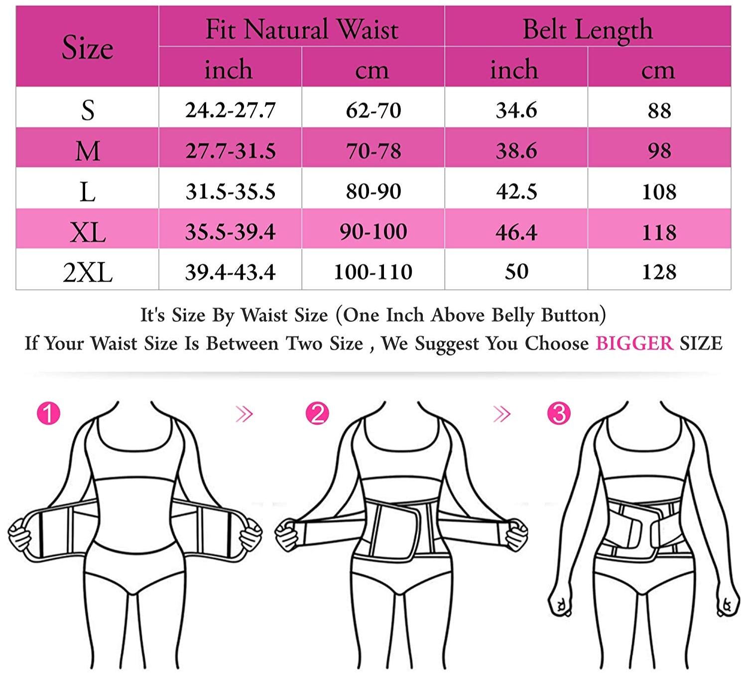  Waist Trainer Belt Waist Cincher Trimmer