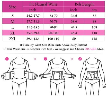 Waist Trainer Belt Waist Cincher Trimmer