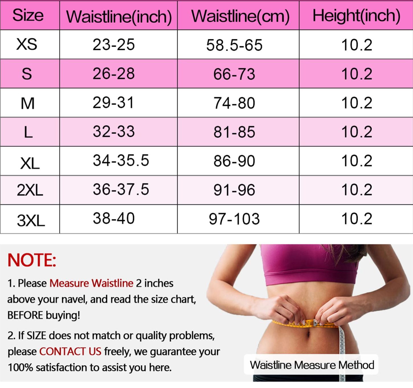  Women Latex Short Torso Waist Trainer 9 Steel Bones 3 Row Hooks