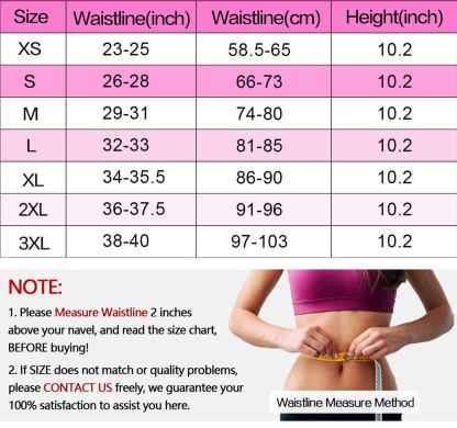  Women Latex Short Torso Waist Trainer 9 Steel Bones 3 Row Hooks