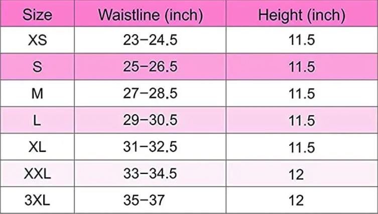 Cintura dimagrante in lattice da donna, 25 stecche in acciaio, 4 file di ganci