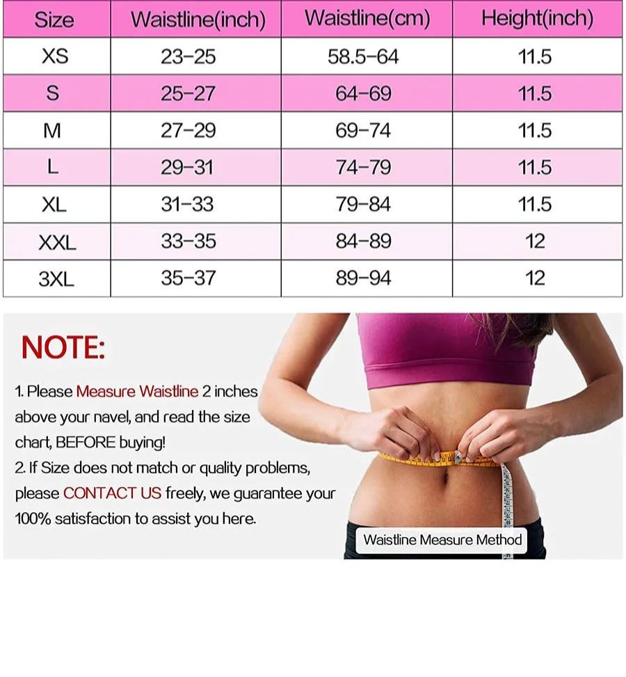 Cintura dimagrante in lattice per donna, 9 stecche, 4 file di ganci