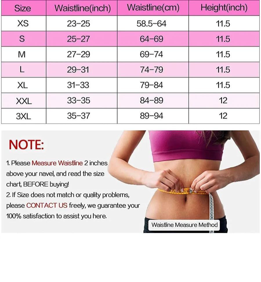 Cintura dimagrante in lattice per donna, 9 stecche, 4 file di ganci