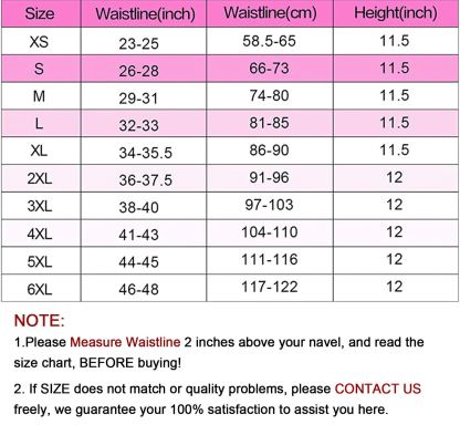 Cintura dimagrante in lattice da donna, 25 stecche in acciaio, 3 file di ganci