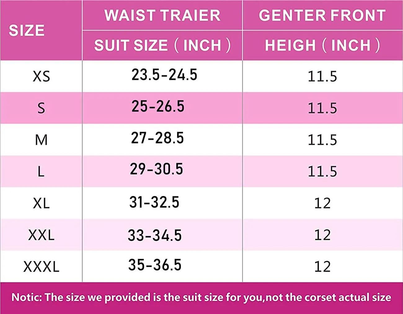 Corsetti da allenamento per la vita con cerniera in lattice da donna, 9 stecche d'acciaio