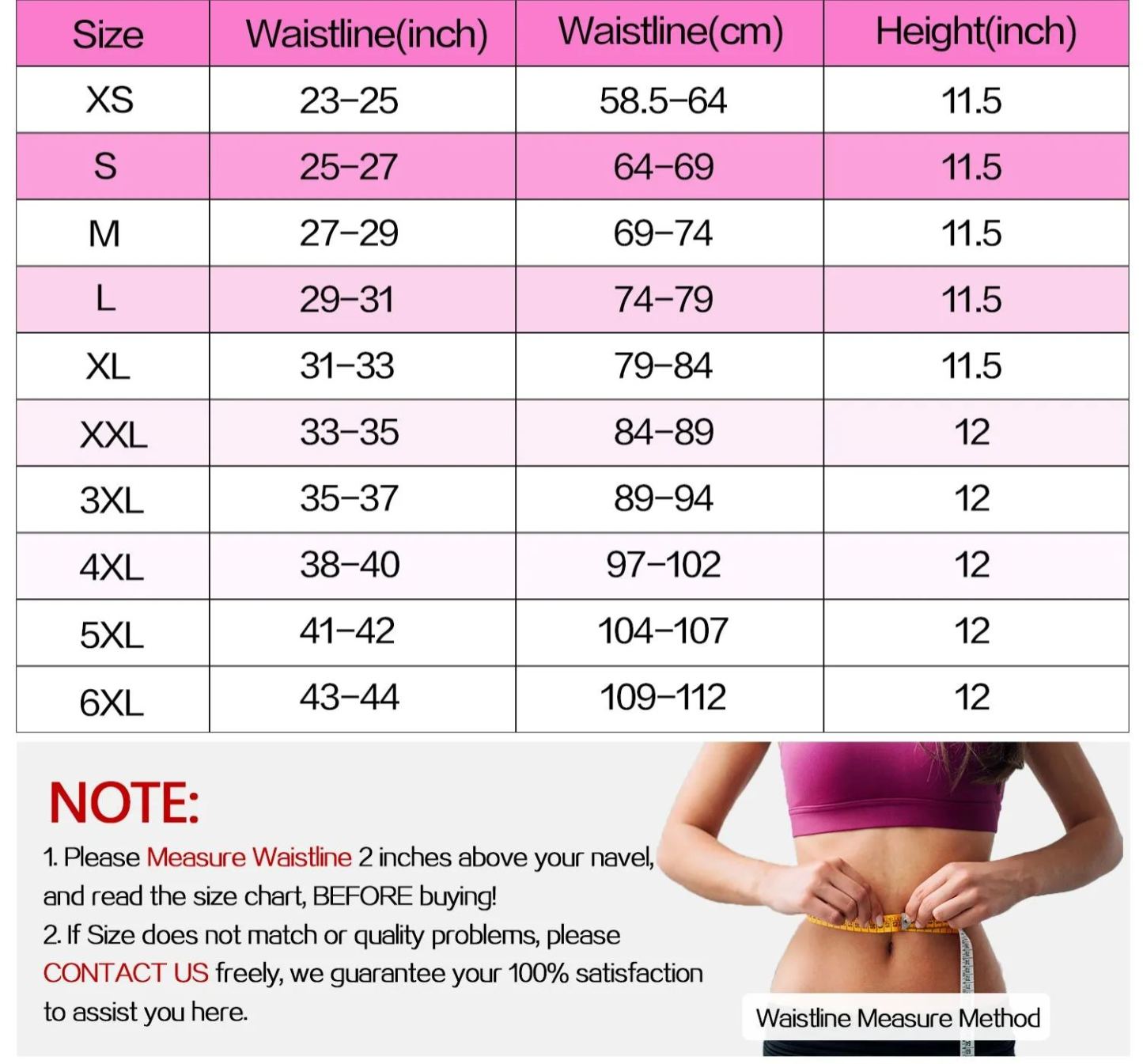 Cintura dimagrante classica in lattice da donna con 9 stecche in acciaio e 3 file di ganci