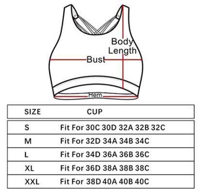  Sports Bras for Women - Strappy Sports Bra Padded for Yoga, Running, Fitness - Athletic Gym Tops