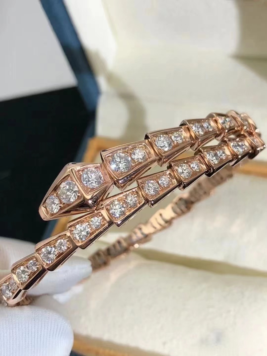 🎁 ¡Descuento del 48% en todos los productos! Conjunto único en forma de serpiente (anillo + pulsera), diamantes deslumbrantes, ¡lujo y moda en una sola vista! 💎✨