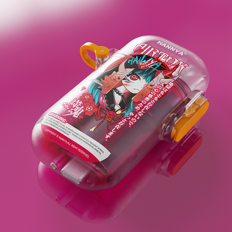 🔥 HANNYA AirTok – Erőteljes ízek, stílusos megjelenés minden slukkban!