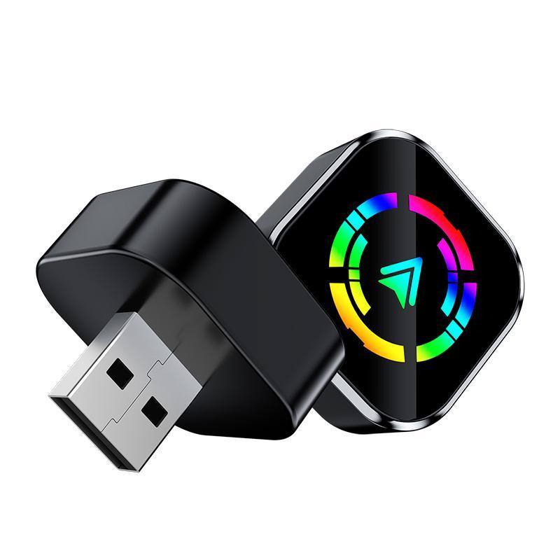 2026-os vezeték nélküli CarPlay adapter iPhone-hoz/Androidhoz – gyors csatlakozás, késleltetésmentes működés, kihangosított hívások, vezeték nélküli adapter és CarPlay-kulcs (dongle)