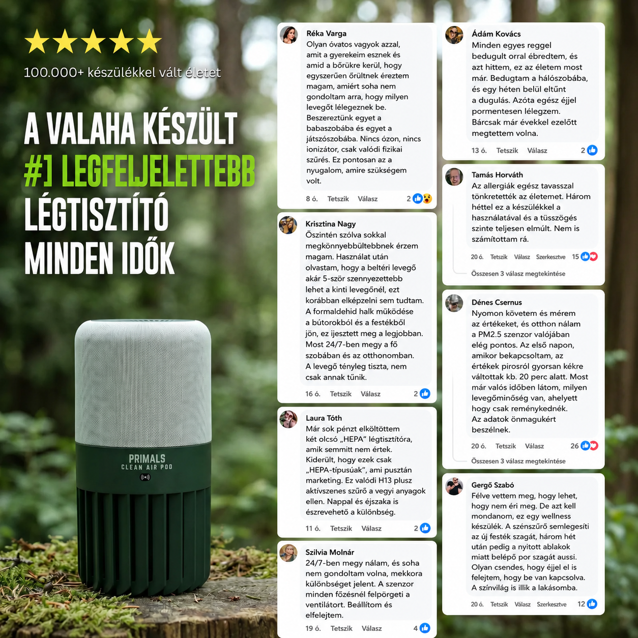 PRIMALS tiszta levegő kapszula
