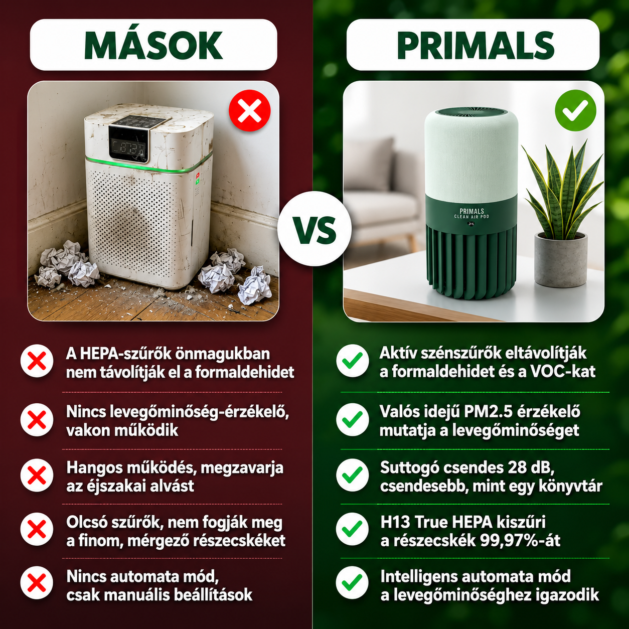 PRIMALS tiszta levegő kapszula