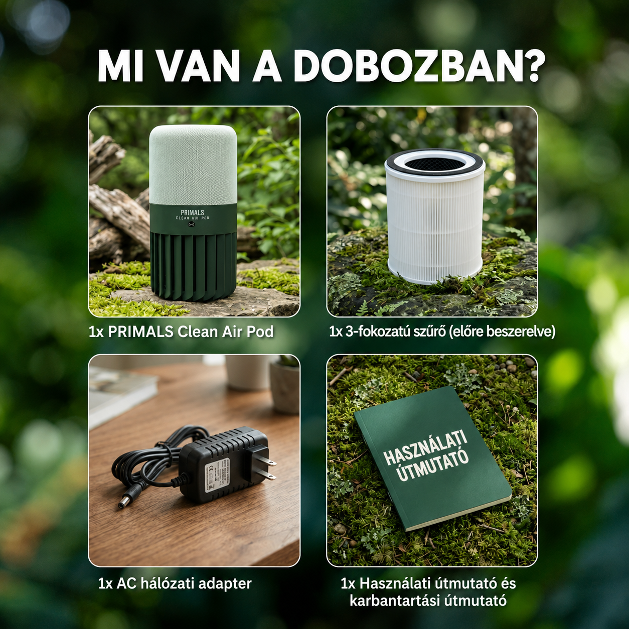 PRIMALS tiszta levegő kapszula