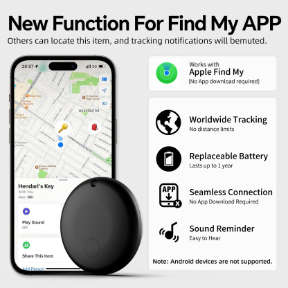 Dispositivo anti-smarrimento Bluetooth Airtag con posizionamento globale per anziani e bambini