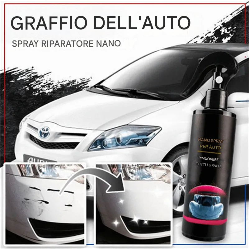 Spray multifunzionale per la rimozione dei graffi dalle auto Nano