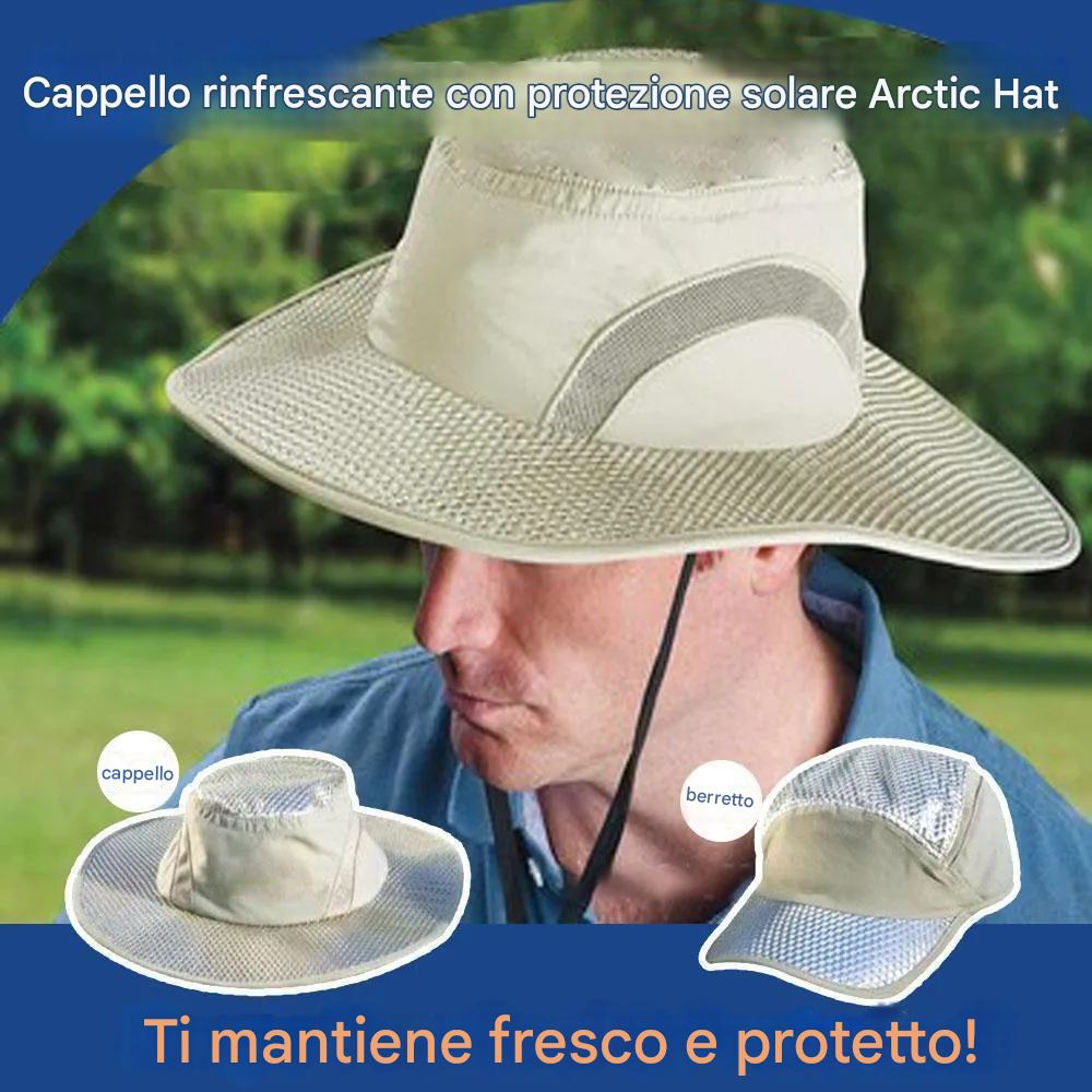 Saldi estivi - Cappello rinfrescante con protezione solare Arctic Hat