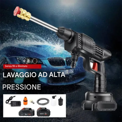 Pistola ad acqua a spruzzo ad alta pressione portatile senza fili