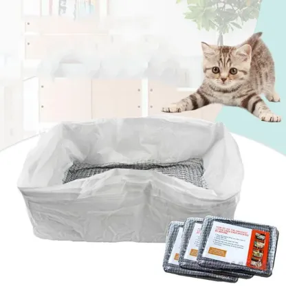 Rete filtrante per lettiera per gatti riutilizzabile
