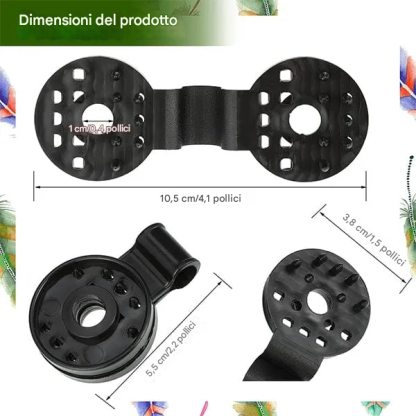 Clip di plastica per teli ombreggianti