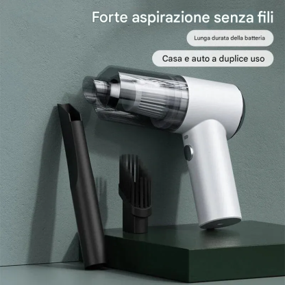 Aspirapolvere portatile wireless per auto
