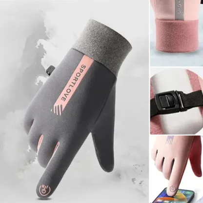 Guanti impermeabili touch screen antiscivolo resistenti al freddo