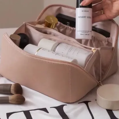 Borsa cosmetica da viaggio di grande capacità