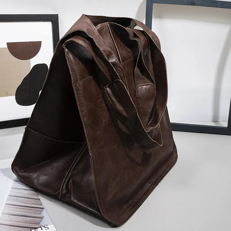 Borsa tote in pelle oversize