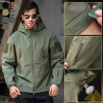 Giacca antivento impermeabile da uomo