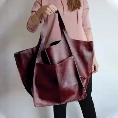 Borsa tote in pelle oversize
