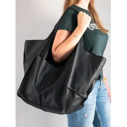 Borsa tote in pelle oversize